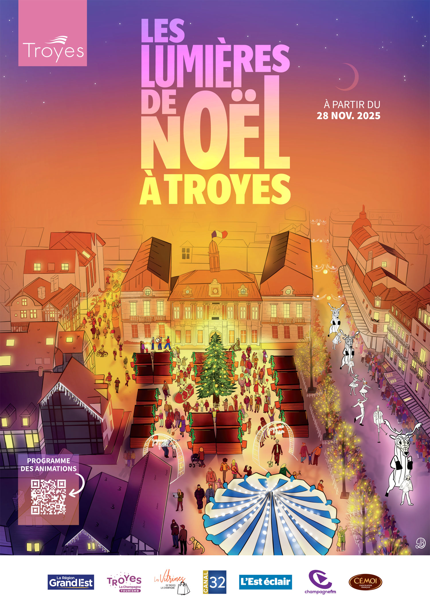 Article du blog Découvrons Troyes : Marché de Noël de Troyes 2025 : dates, horaires, animations et infos pratiques